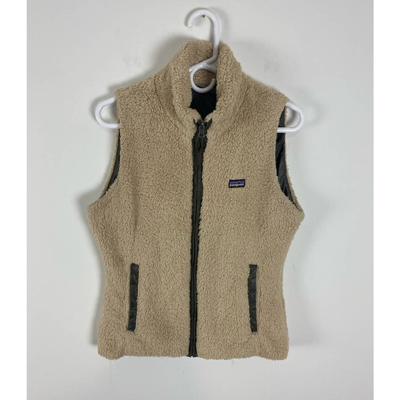 Patagonia Tan Fleece Vest - Picture 1 of 5